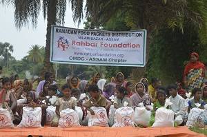 Ramadan Food Bags Distribution in Neelam Bazar, Assam-2018